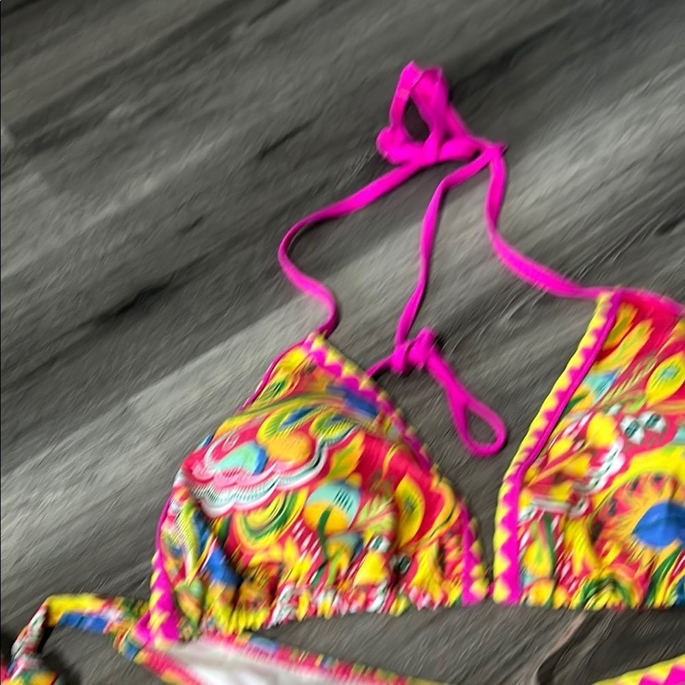 Vibrant Multicolor Bikini Set - Picture 3 of 3